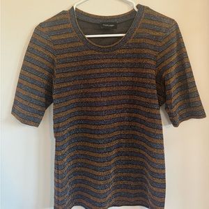 Rachel Comey, metallic striped shirt. Size small, great condition.